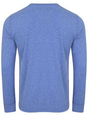 Maple Hill Print Sweatshirt in Cornflower Blue Marl - Tokyo Laundry