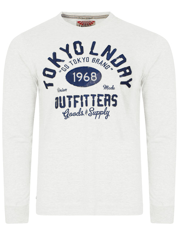 Long Sleeved Printed Top in Ivory - Tokyo Laundry