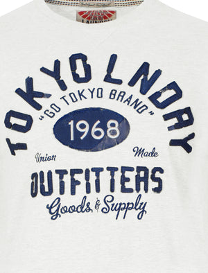 Long Sleeved Printed Top in Ivory - Tokyo Laundry
