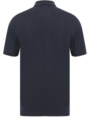 Marahau Signature Cotton Pique Polo Shirt In Iris Navy - Tokyo Laundry