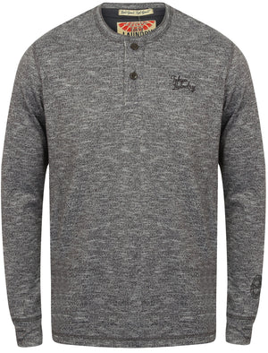 Marshall Fold Long Sleeve Top in Charcoal - Tokyo Laundry