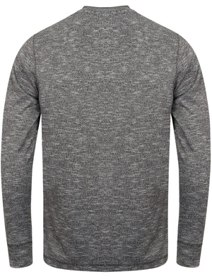 Marshall Fold Long Sleeve Top in Charcoal - Tokyo Laundry