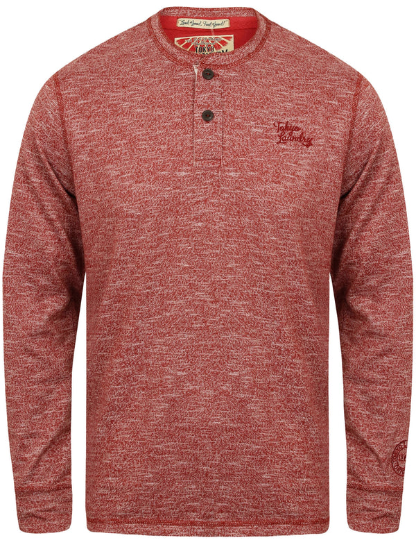 Marshall Fold Long Sleeve Top in Rosewood - Tokyo Laundry
