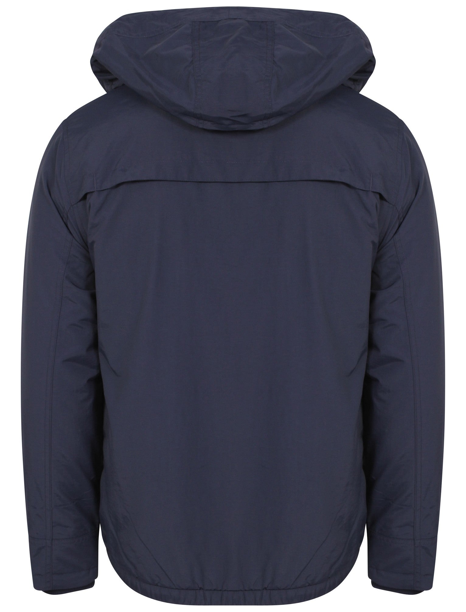 Maspeth Hoodie Layered Windbreaker Jacket in Midnight Blue - Tokyo