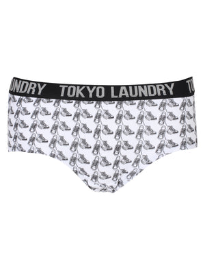 Minola (3 Pack) Assorted Briefs In Light Grey Marl / Optic White - Tokyo Laundry
