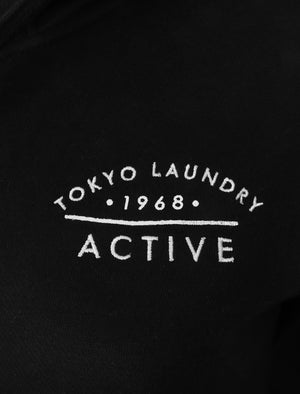 Montauk Zip Through Hoodie In Black - Tokyo Laundry Active