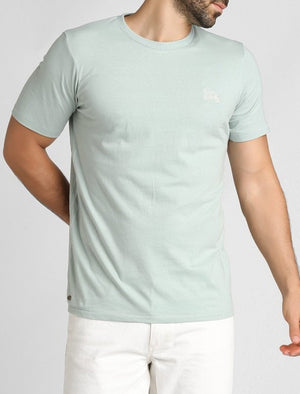 Montecarlo Crew Neck Cotton T-Shirt In Pale Mint - Tokyo Laundry