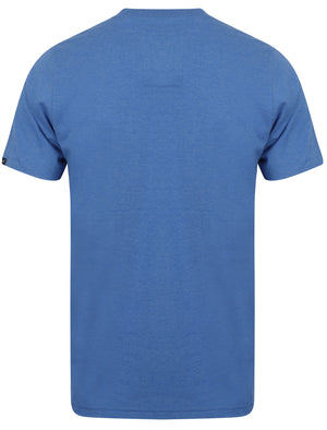 Montecarlo Crew Neck Cotton T-Shirt In Cornflower Blue Marl - Tokyo Laundry