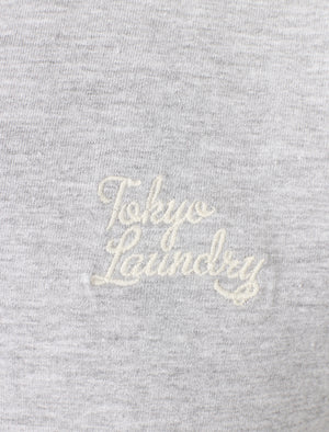 Montecarlo Crew Neck Cotton T-Shirt In Light Grey Marl - Tokyo Laundry