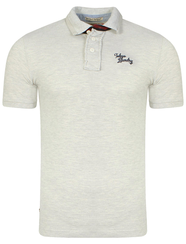 Mora Cove Polo Shirt in Oatgrey Marl - Tokyo Laundry