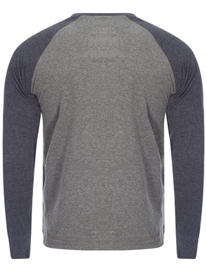 Tokyo Laundry Mount Wrangell henley top in blue