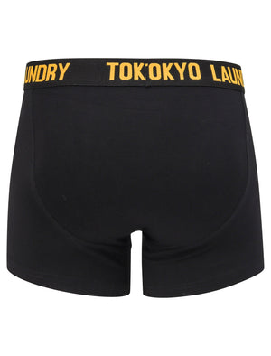 Murray 2 (2 Pack) Boxer Shorts Set in Olympian Blue / Blazing Orange - Tokyo Laundry