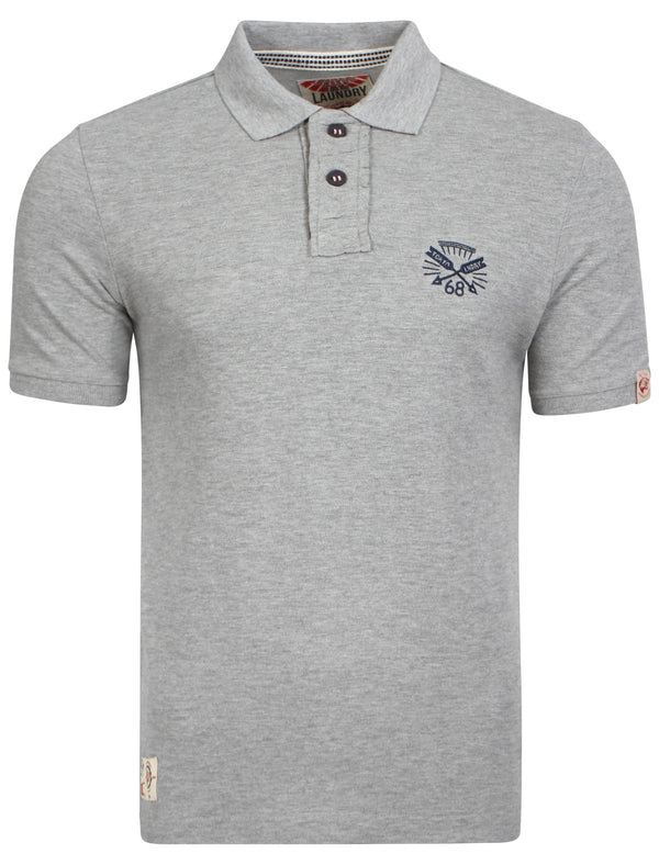 Tokyo Laundry Nashwauk grey polo shirt