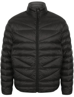 Naylor Funnel Neck Quilted Jacket in Black - Tokyo Laundry