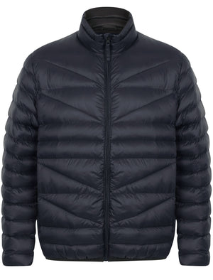 Naylor Funnel Neck Quilted Jacket in True Navy - Tokyo Laundry