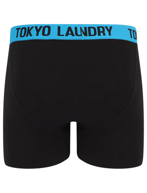 Nelson (2 Pack) Boxer Shorts Set in Buttercup / Blue Aster - Tokyo Laundry