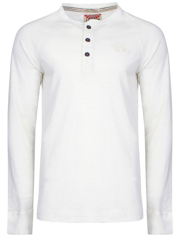 Newick Harbour Henley Sweatshirt in Ivory - Tokyo Laundry
