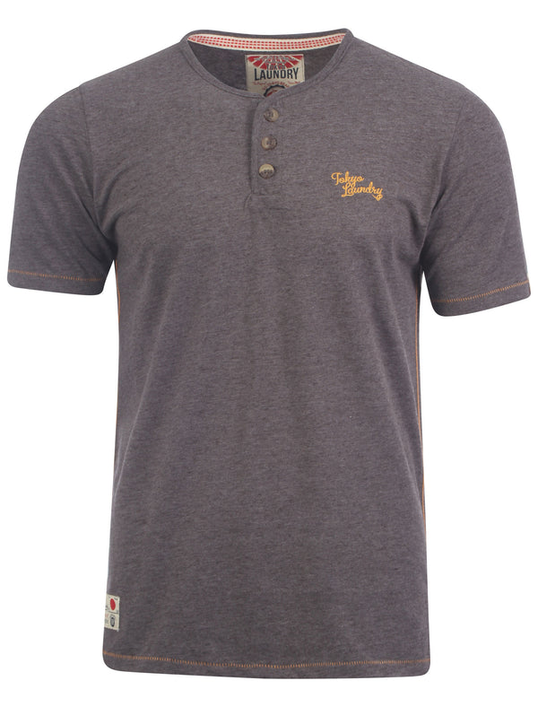 Tokyo Laundry Noah Dark Grey T-Shirt