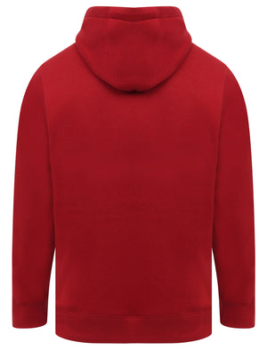Nocona Brush Back Fleece Pullover Hoodie In Rio Red - Tokyo Laundry