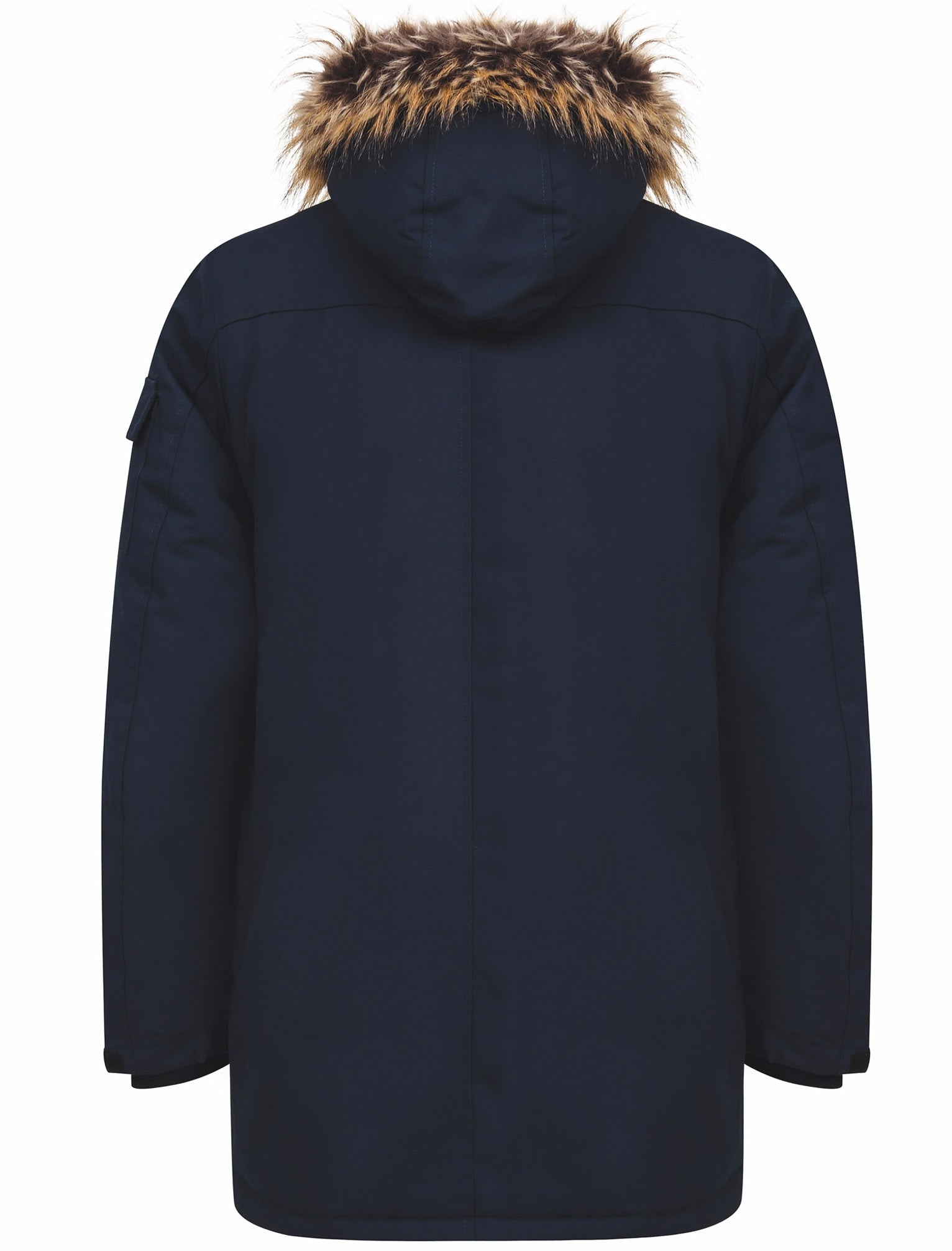Navy Laundry Coat Faux Fur Nolte Utility Parka Coat With Borg