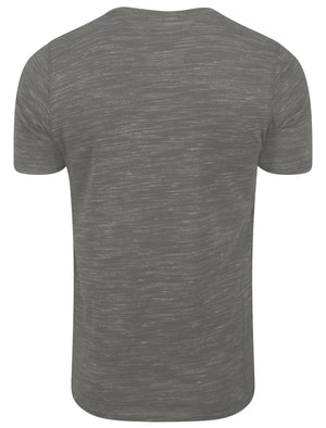 Nome Lake2 Injection Marl T-Shirt in Antique Gunmetal - Tokyo Laundry