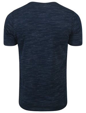 Nome Lake2 Injection Marl T-Shirt in Navy - Tokyo Laundry