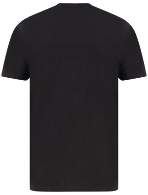 Original Edition Motif Cotton Jersey T-Shirt In Pirate Black - Tokyo Laundry