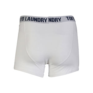 Tokyo Laundry Ortiz white & black boxer short’s
