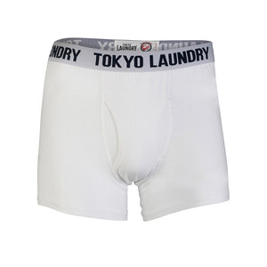 Tokyo Laundry Ortiz white & black boxer short’s