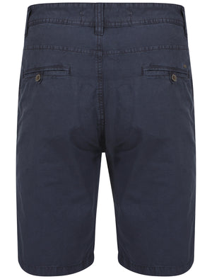 Osborne Cotton Panama Shorts in Blue - Tokyo Laundry
