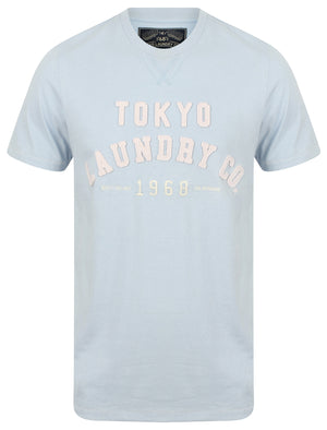 Othello Applique Cotton T-Shirt In Kentucky Blue - Tokyo Laundry