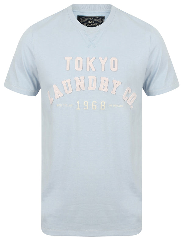 Othello Applique Cotton T-Shirt In Kentucky Blue - Tokyo Laundry