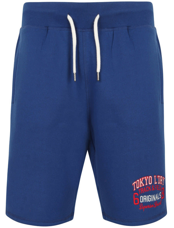 Otter Rock Jogger Shorts In Sodalite Blue - Tokyo Laundry