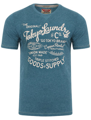 Otterwell T-shirt in Blue Marl - Tokyo Laundry