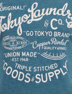 Otterwell T-shirt in Blue Marl - Tokyo Laundry