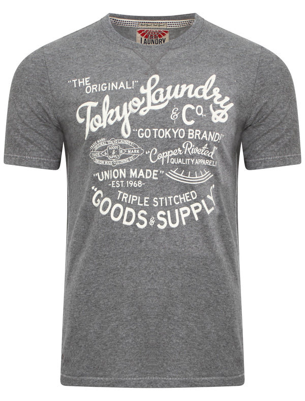 Otterwell T-shirt in Grey Marl - Tokyo Laundry