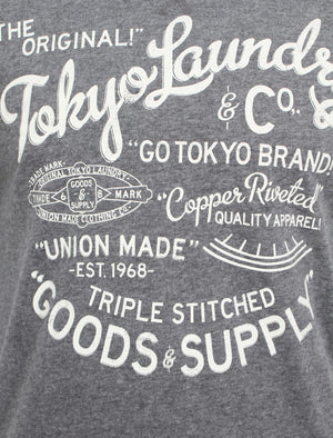 Otterwell T-shirt in Grey Marl - Tokyo Laundry