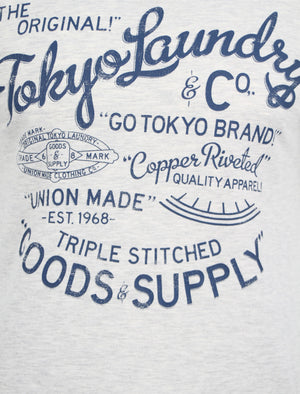 Otterwell T-shirt in Oatmeal Marl - Tokyo Laundry