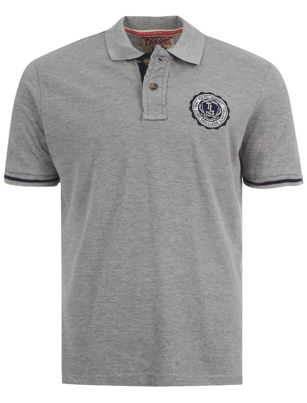 Tokyo Laundry Pablo Bay light grey Polo Shirt