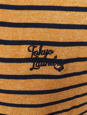 Pacora Grindle Stripe Cotton T-Shirt In Banana Cream - Tokyo Laundry