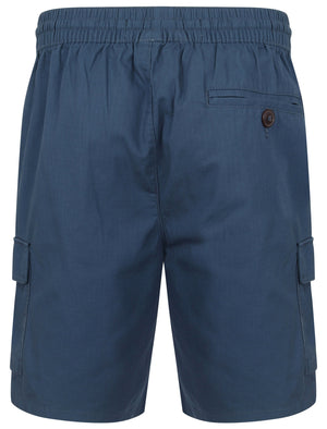 Padua Ripstop Cotton Cargo Shorts in Dark Denim - Tokyo Laundry