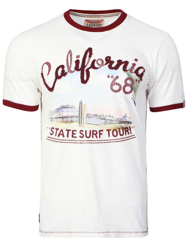 Panama Bay T-shirt in Ivory - Tokyo Laundry