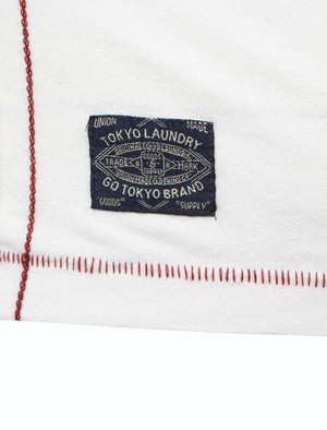 Panama Bay T-shirt in Ivory - Tokyo Laundry