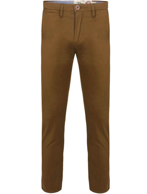 Paros Cotton Twill Chinos in Heritage Toffee - Tokyo Laundry