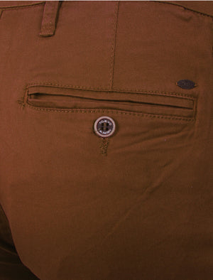 Paros Cotton Twill Chinos in Heritage Toffee - Tokyo Laundry
