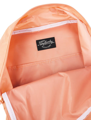Pastel Canvas Backpack In Peach - Tokyo Laundry