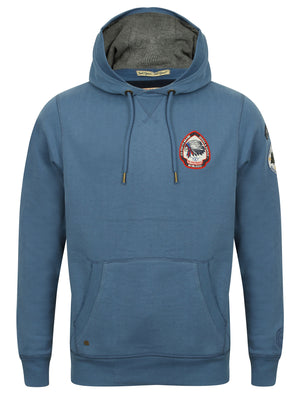 Pawwood Pullover Hoodie in Blue Horizon - Tokyo Laundry