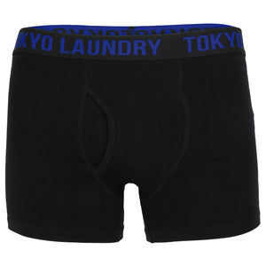 Pellipar ( 2 Pack ) Boxer Shorts Set in Olympian Blue / Yellow - Tokyo Laundry