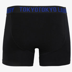 Pellipar ( 2 Pack ) Boxer Shorts Set in Olympian Blue / Yellow - Tokyo Laundry