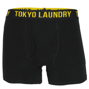 Pellipar ( 2 Pack ) Boxer Shorts Set in Olympian Blue / Yellow - Tokyo Laundry